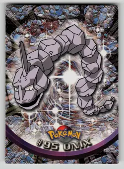 Onix #95 Topps Trading Cards Series 2 Pokemon LP - Image 1