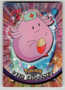 Chansey #113 Topps Trading Cards Series 2 Pokemon MP - Image 1