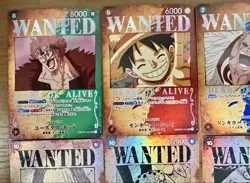 Luffy Ace Sabo Wanted Poster 12 Card Set One Piece Display Collection Lot - Image 2