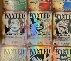 Luffy Ace Sabo Wanted Poster 12 Card Set One Piece Display Collection Lot - Image 4