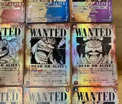 Luffy Ace Sabo Wanted Poster 12 Card Set One Piece Display Collection Lot - Image 5