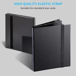 360 Card Pocket Binder with Elastic 9 Pocket Trading Cards Album Folder, Black - Image 5