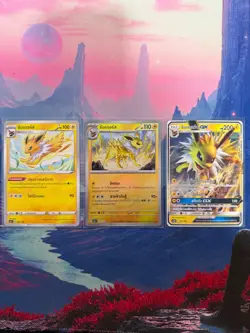 Custom Listing Jolteon | Thai Pokemon Cards Promo Holo Reverse Deck Exclusive C - Image 1