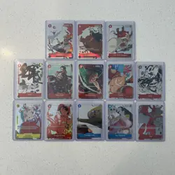 One Piece TCG Gift Collection 2023 Complete 13 Card Promo Set English NM - Image 1