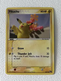 2005 PIKACHU Pokemon Card 16/17 Yuka Morii Art - Image 1