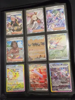 Surging Sparks Master Set Common / Uncommon Cards With Promos & Binder Included - Image 1