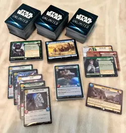 511 STAR WARS UNLIMITED CARDS Collection Lot W/ 60 Foils or Hyperspace Cards! - Image 1