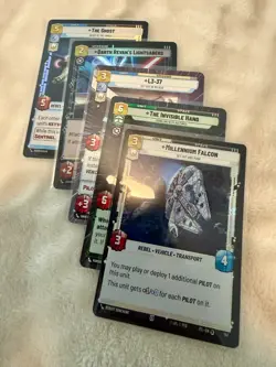 511 STAR WARS UNLIMITED CARDS Collection Lot W/ 60 Foils or Hyperspace Cards! - Image 2