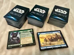 511 STAR WARS UNLIMITED CARDS Collection Lot W/ 60 Foils or Hyperspace Cards! - Image 3