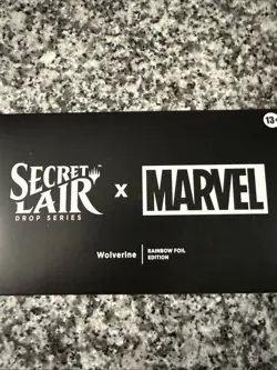 MTG Secret Lair x Marvel Wolverine Rainbow Foil Edition Factory Sealed - Image 2
