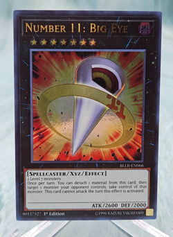 Yugioh Number 11: Big Eye BLLR-EN066 Ultra Rare Light's Revenge - NM - Image 1