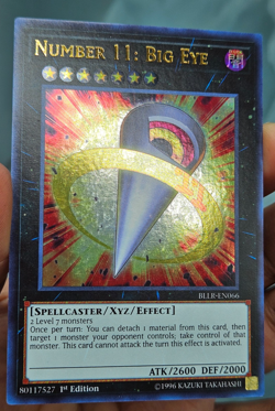 Yugioh Number 11: Big Eye BLLR-EN066 Ultra Rare Light's Revenge - NM - Image 2
