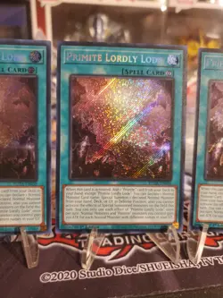 x3 Primite Lordly Lode ROTA-EN058 Rage of the Abyss 1st Edition Secret Rare - Image 3