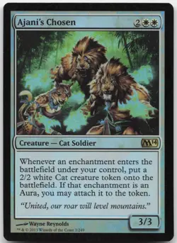Ajani's Chosen - Magic 2014 (M14) - Foil Rare - Magic: The Gathering - Image 1