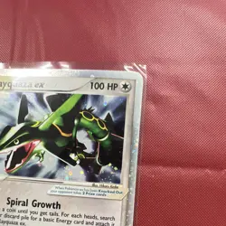 Rayquaza ex 97/97 Dragon Set EX Holo Ultra Rare English 100 HP Pokemon TCG - Image 3
