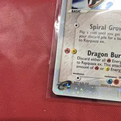 Rayquaza ex 97/97 Dragon Set EX Holo Ultra Rare English 100 HP Pokemon TCG - Image 5