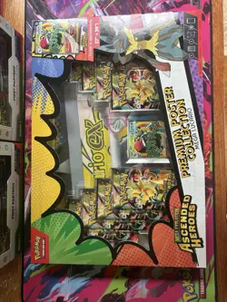 Pokemon TCG 2023 Mega Evolution Ascended Heroes Mega Lucario Poster Box 39 - Image 1