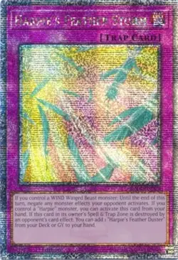 Yugioh! Harpie's Feather Storm - RA01-EN073 - Quarter Century Secret Rare - 1st - Image 1