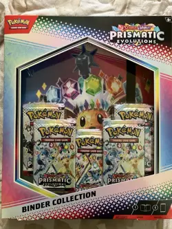 Pokemon TCG Prismatic Evolutions Binder + Journey Together Booster Bundle - Image 1