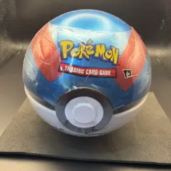 Pokemon 2025 Q4 Poke Ball Tin - 1 Sealed Tin with 3 Booster Packs E25 - Image 1
