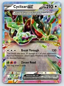 Cyclizar ex 159/191 Double Rare Surging Sparks Pokemon Near Mint - Image 1