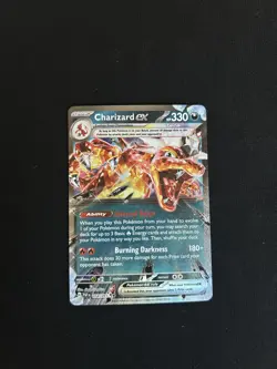 Pokemon Charizard ex 054/091 Double Rare - Paldean Fates - NM - Image 1