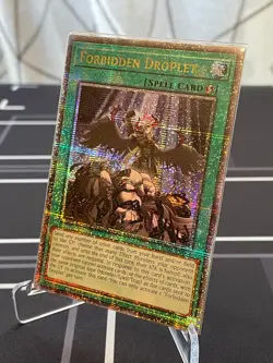Yugioh TCG, Forbidden Droplet, RA01-EN064, 1st Edition, QCSR, LP - Image 2