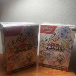 Pokemon TCG Evolutions Prismatic Booster Bundle 2X Sealed - Image 1
