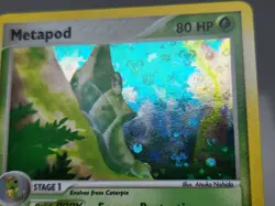 Pokemon Metapod 39/112 FireRed LeafGreen Reverse Holo Uncommon LP sc - Image 2