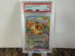 Eevee ex PSA 9 Mint 2025 Pokemon PRE 075 - Image 1