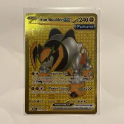 Iron Boulder EX 217/162 - Pokemon Temporal Forces - Hyper Rare - NM - Image 1