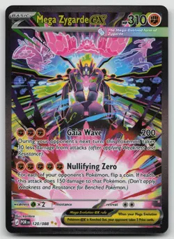 Pokemon TCG Mega Zygarde Ex SIR 120/088 NM - Image 1