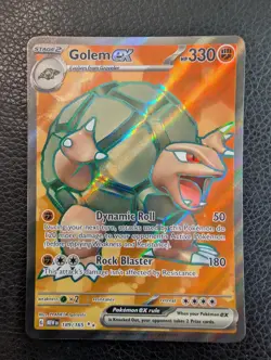 Golem ex - 189/165 Pokemon 151 (Pokemon) Full Art Ultra Rare - Image 1