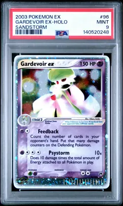 2003 POKEMON EX SANDSTORM #96 GARDEVOIR EX-HOLO PSA 9 - Image 1
