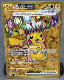 PIKACHU EX 247/191 HYPER RARE SURGING SPARKS POKEMON NM - Image 1