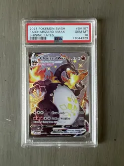 2021 Pokemon EN Shining Fates Charzard #SV107 PSA 10 - Image 1