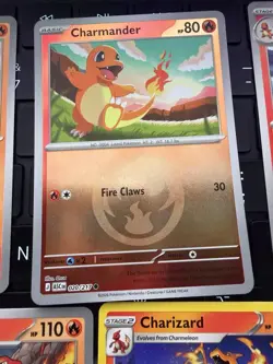 Pokemon TCG Charmander Charmeleon Charizard Lot Reverse Holo Lot (7) See Photos - Image 4