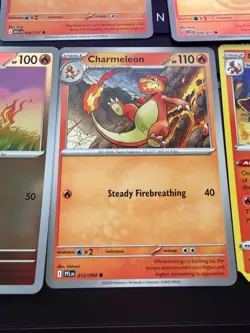 Pokemon TCG Charmander Charmeleon Charizard Lot Reverse Holo Lot (7) See Photos - Image 5