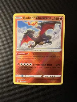 Radiant Charizard 020/159 Pokemon Crown Zenith Radiant Rare Holo NM - Image 1