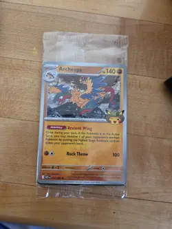 Pokemon Field Museum Fossil Exhibit Archeops Promo SEALED - Image 1