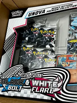 Pokemon Unova Heavy Hitters Premium Collection Black Bolt White Flare SEALED - Image 4