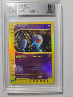 Pokemon Wobbuffet Skyridge Reverse Holo #45 Beckett 8 - Image 1