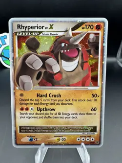 Rhyperior LV.X DP29 Diamond and Pearl Holo Rare Promo Pokemon TCG English 2008 - Image 1