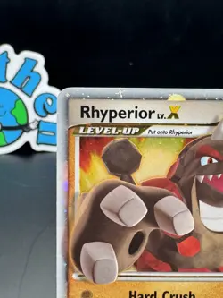 Rhyperior LV.X DP29 Diamond and Pearl Holo Rare Promo Pokemon TCG English 2008 - Image 2