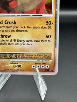 Rhyperior LV.X DP29 Diamond and Pearl Holo Rare Promo Pokemon TCG English 2008 - Image 4