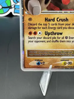 Rhyperior LV.X DP29 Diamond and Pearl Holo Rare Promo Pokemon TCG English 2008 - Image 5