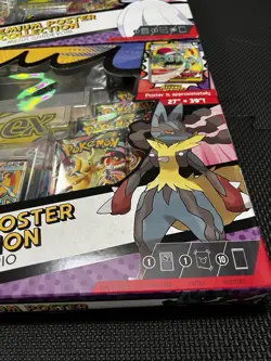 SEALED Pokemon Ascended Heroes Mega Gardevoir & Mega Lucario Poster Collection - Image 3