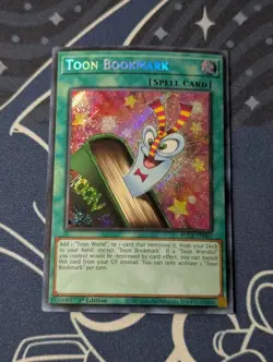 Toon Bookmark - BLCR-EN067 - Secret Rare (NM) - Yugioh - Image 1