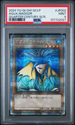 Aqua Madoor QCLP-JP002 Quarter Century Secret Japanese YUGIOH PSA 9 Mint - Image 1