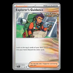 Explorer's Guidance 147/162 - Temporal Forces Pokemon Card - Image 1